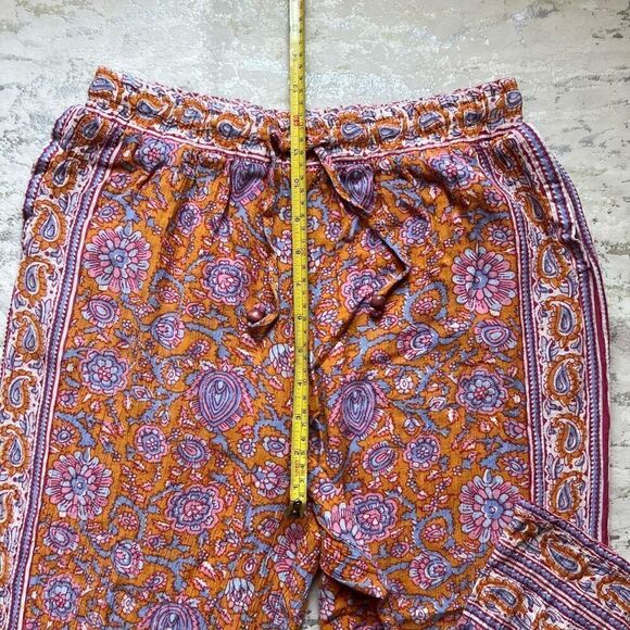 Rachel Roy Paisley Lounge Crop Pants - Picture 6 of 9